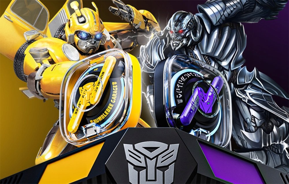 Kufje pa tela Slchadl TWS Transformers TF T03, Bluetooth 5.3, USB C, 2 palë, të zeza