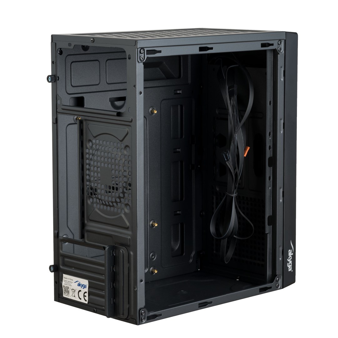 Kuti kompjuteri Akyga AK35BK Micro Tower, Micro ATX, USB 2.0, e zezë