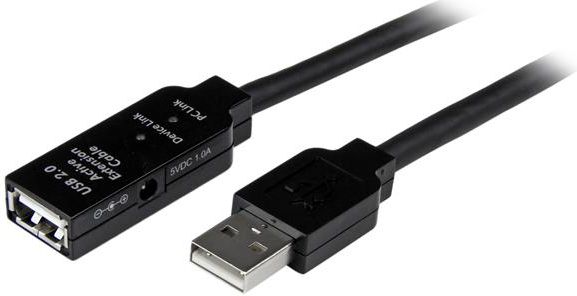 Kabllo zgjatës USB StarTech USB2AAEXT20M, 20m, USB 2.0 aktiv