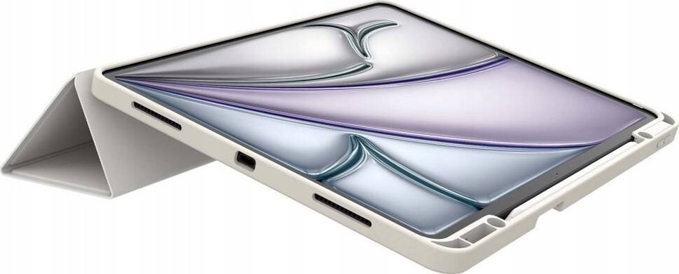 Заштитна фолио маска JCPal DuraPro за iPad Air 13\" M2 2024 M3 2025, со држач за Pencil, светло сива