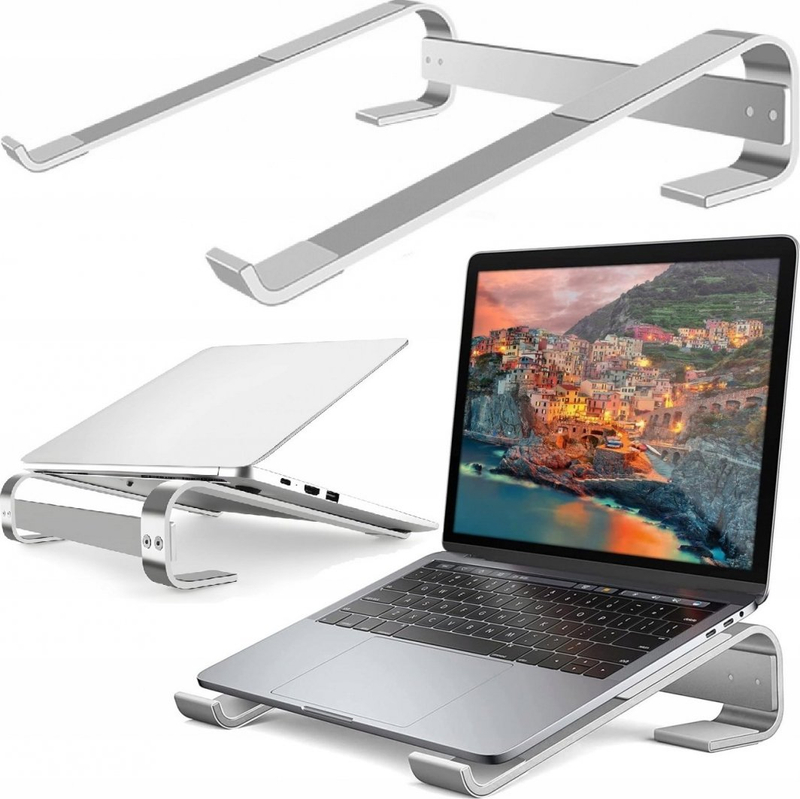 Stendë për laptop Art P22, metalike, 10-17", argjend