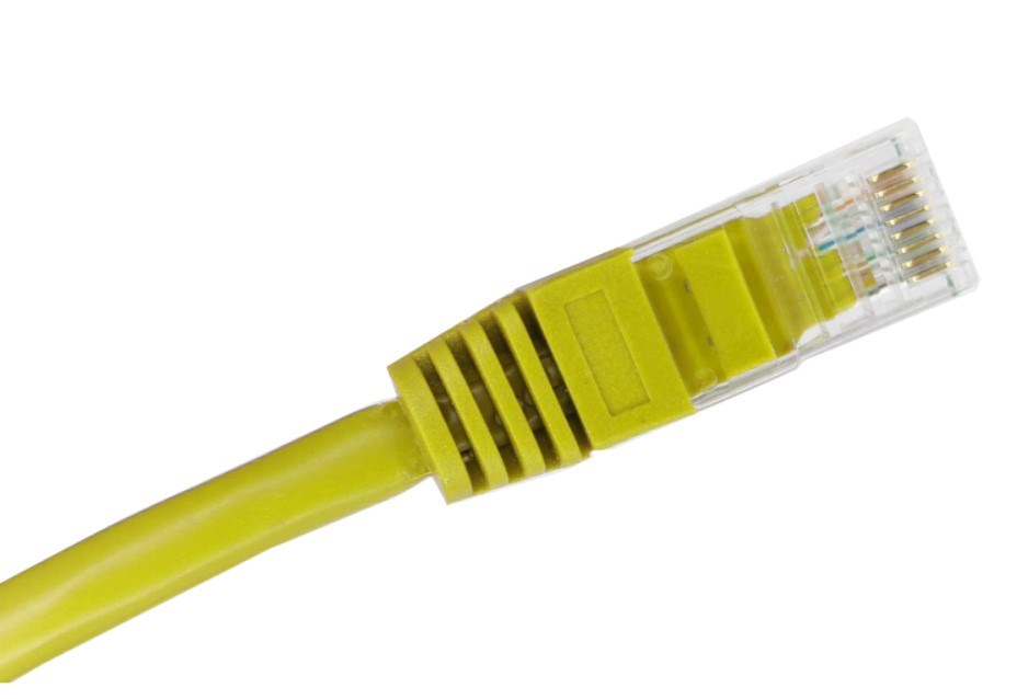 Kabllo rrjeti Alantec Patch Cord Cat5e, 0.25m, U UTP, e verdhë