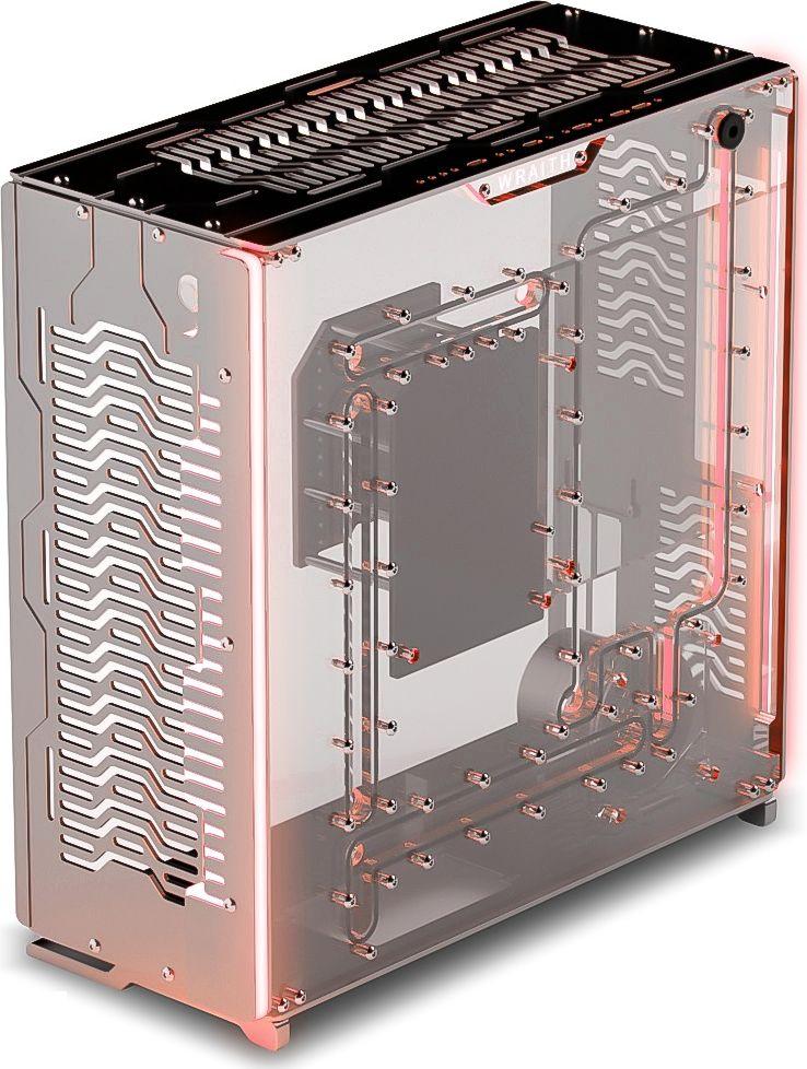 Kasë Singularity Wraith, e argjendtë, Midi Tower