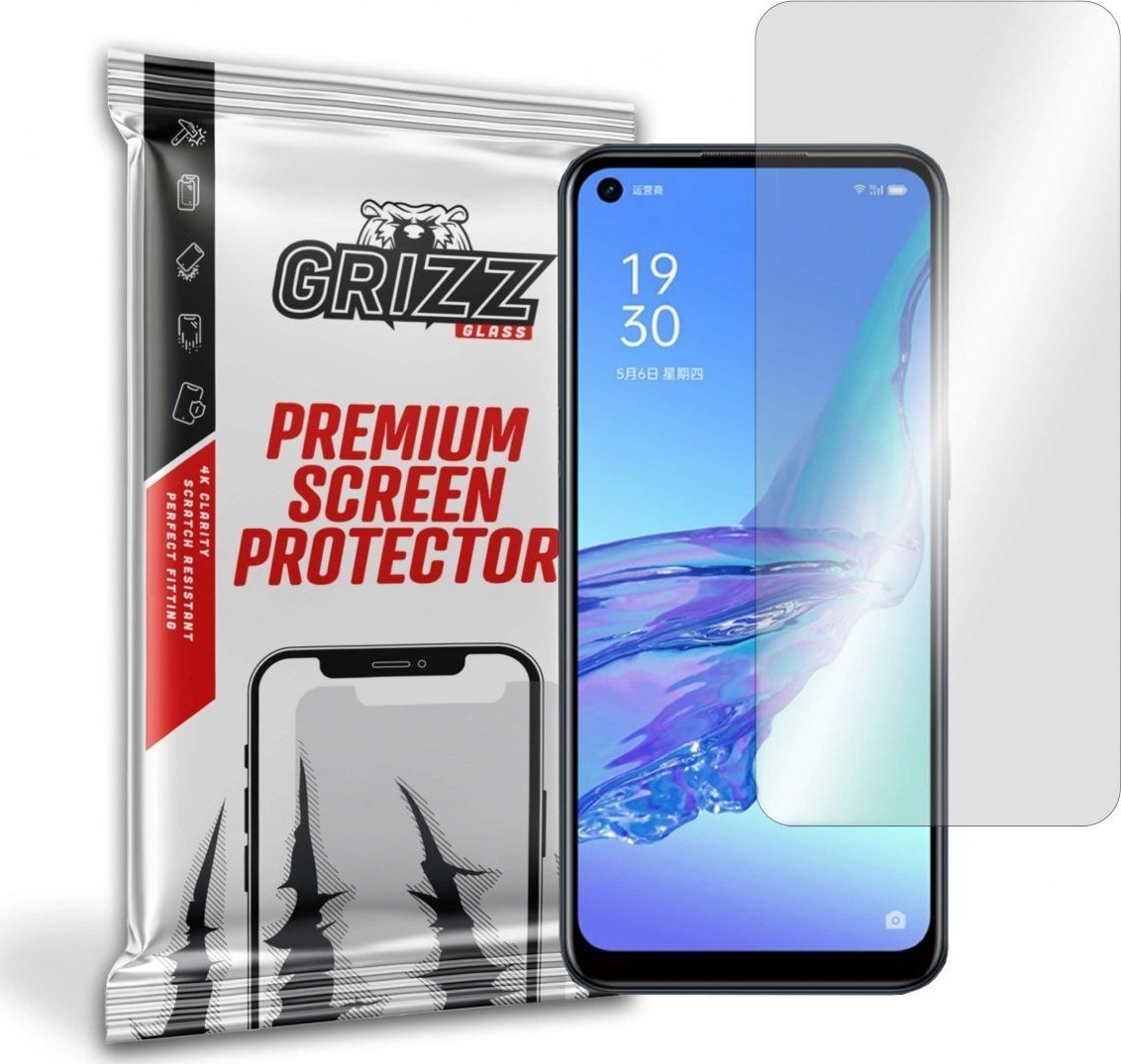Xham mbrojtës GrizzGlass Hybrid Glass për Oppo A11s, transparent