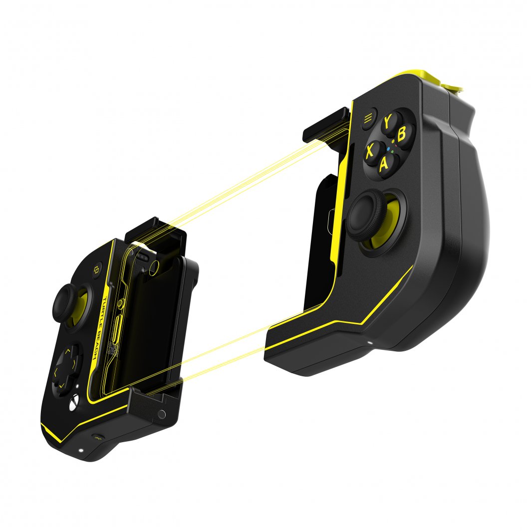 Kontroller Turtle Beach Atom, wireless, i zi / i verdhë