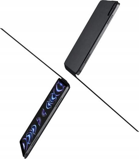 Mbrojtëse tablet Pitaka Folio 2, për iPad Pro 13" 2024, me qëndrim, e zezë
