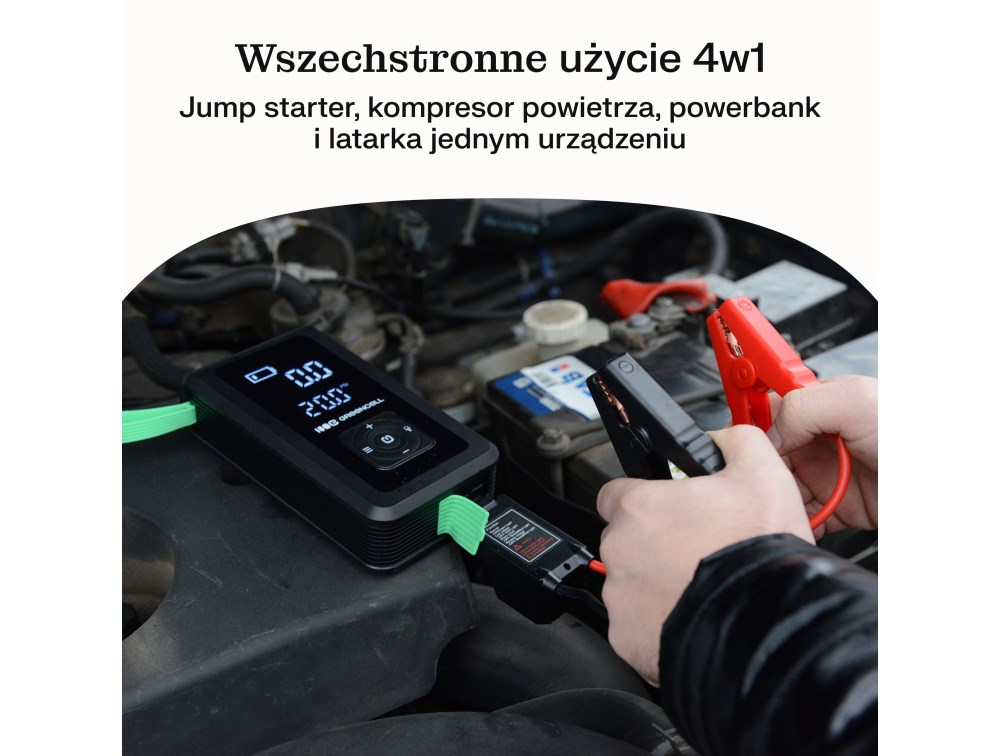 Pajisje nisëse PowerBoost Air 3in1, kompresor ajri, jump starter, me elektrik dore
