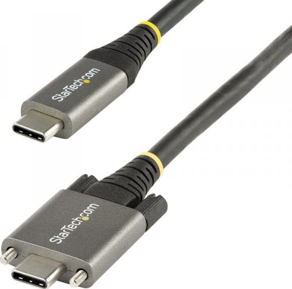 Kabllo USB C StarTech.com, 50cm, 10Gbps, Power Delivery 100W, e zezë