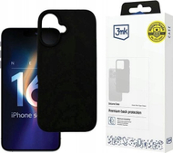 Mbrojtëse silikoni 3MK Silicone Case, për iPhone 16 Plus 6.7", e zezë