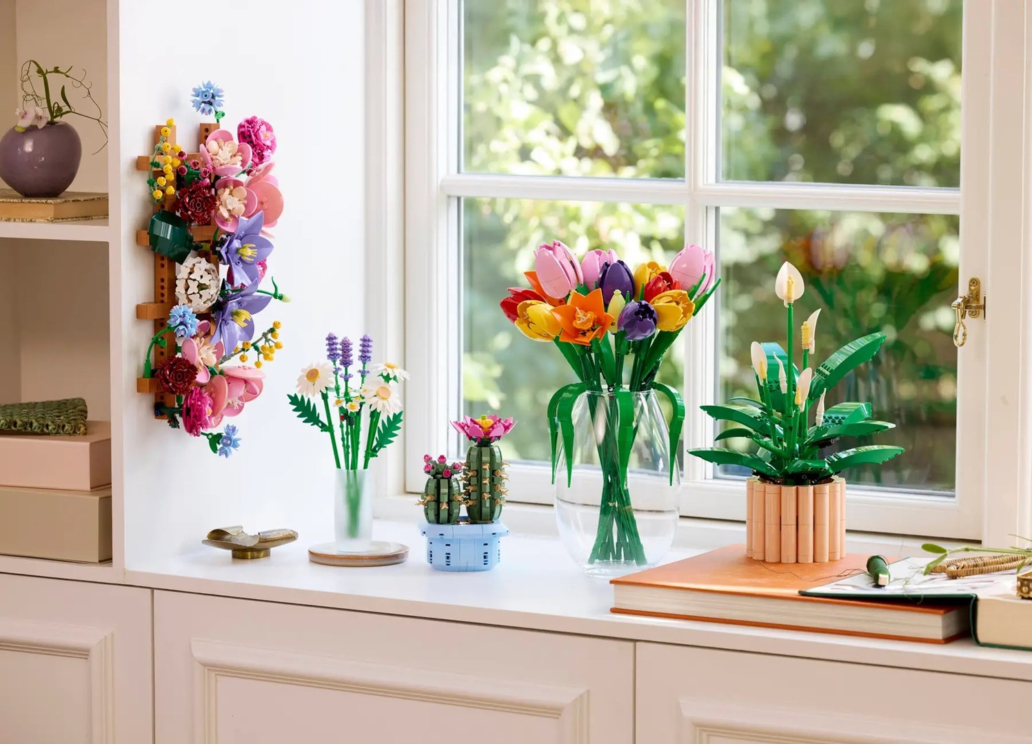 Set LEGO Tulip Bouquet 11501, buqetë dekorative, shumëngjyrëshe