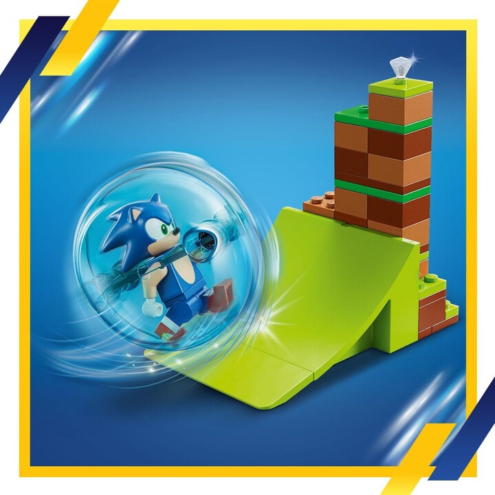 Set LEGO® Sonic the Hedgehog™ 76990 Sonic's Speed ​​Sphere Challenge