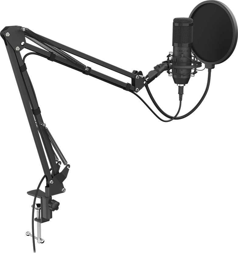 Mikrofon Krux EDIS 1000, kondensator kardioid, USB, i zi