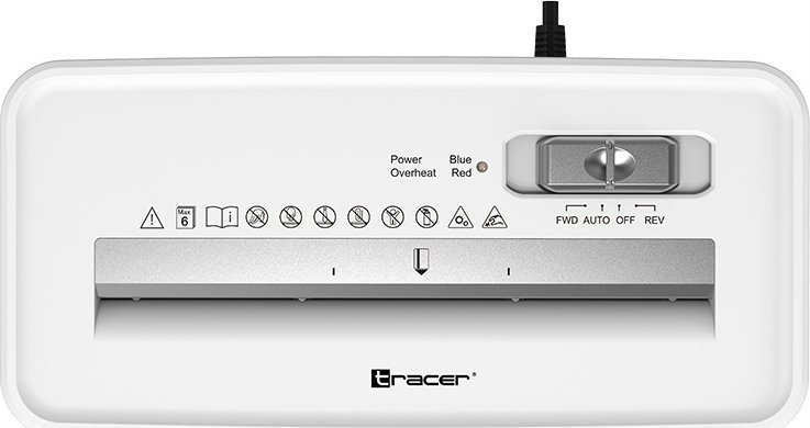 Уништувач на хартија Tracer 47584, сечење во ленти, 10L, бел