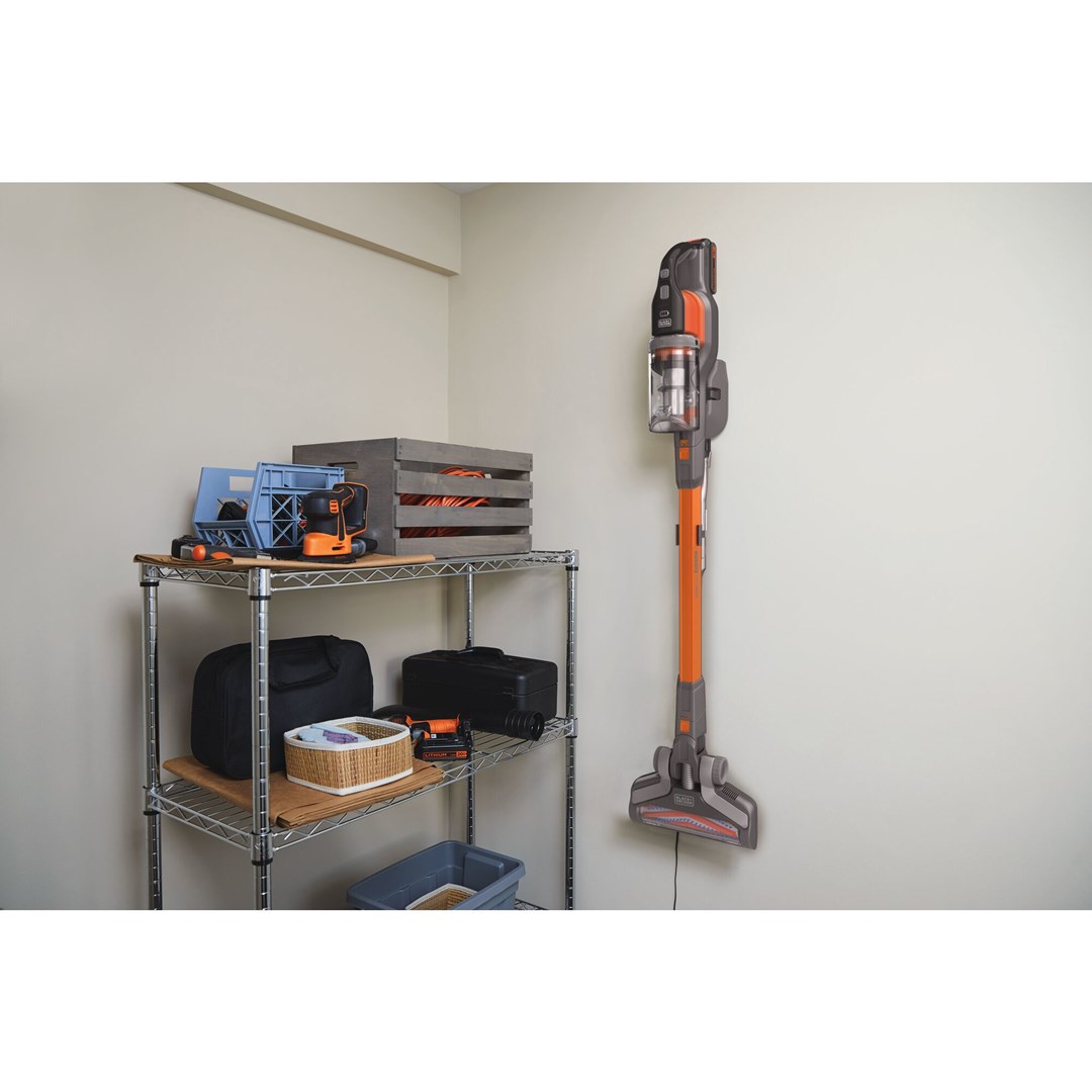Fshesë me korrent pa kabllo Black+Decker PowerSeries Extreme BHFEV182C-QW, 18V, vertikale 4 në 1, gri
