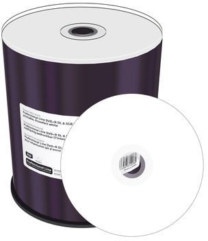 Disk optik MediaRange DVD+R Professional, 8x, printim i plotë, paketim 100 copë