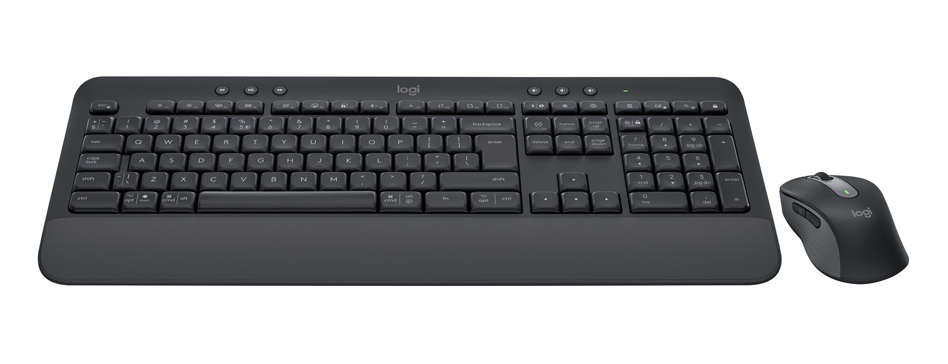 Set tastierë dhe maus MK650, Wireless, e hirtë