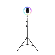 HAVIT Tripod RGB Ring Light 2n1 72-210cm ST7026 Black