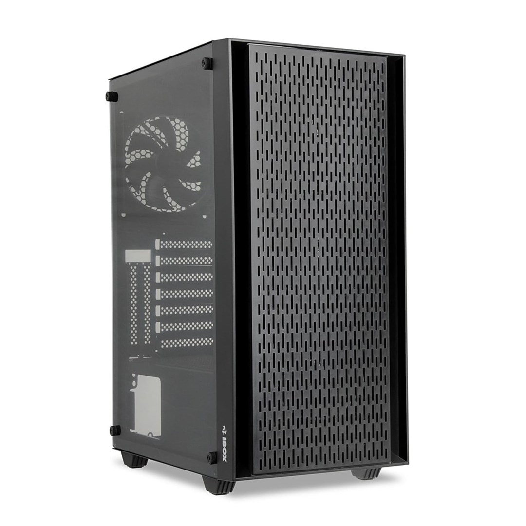 Kase kompjuteri iBOX Cetus OCT 903 RGB, ATX, panel xhami i temperuar, e zezë