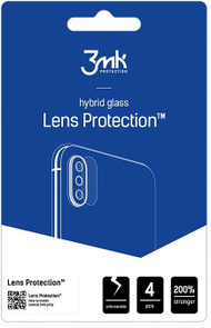 Mbrojtëse xhami lente 3MK Lens Protection, për Vivo X200 FE, 4 copë, transparente