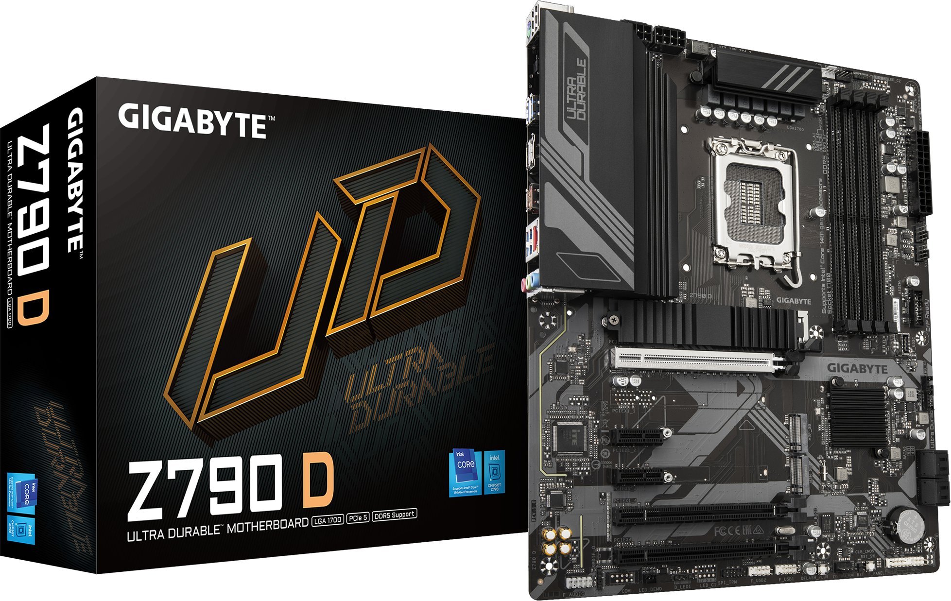 Pllakë amë Gigabyte Z790 D, DDR5 7600MHz, 3x M.2 PCIe 4.0, ATX