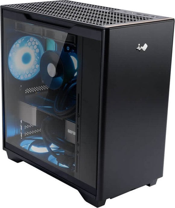 Kasë In Win A5, e zezë, Midi Tower