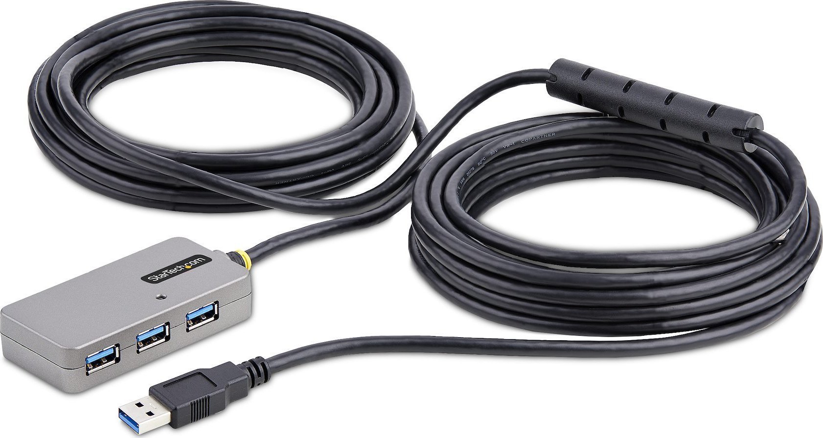 Zgjatues USB me hub StarTech.com, USB 3.0, 10m, 4 porta USB A, i zi
