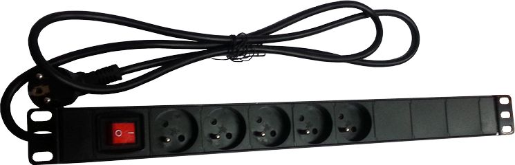 Shirit rryme Alantec PZ051U, 19", 5 presa, 230V, kabllo 1.8m