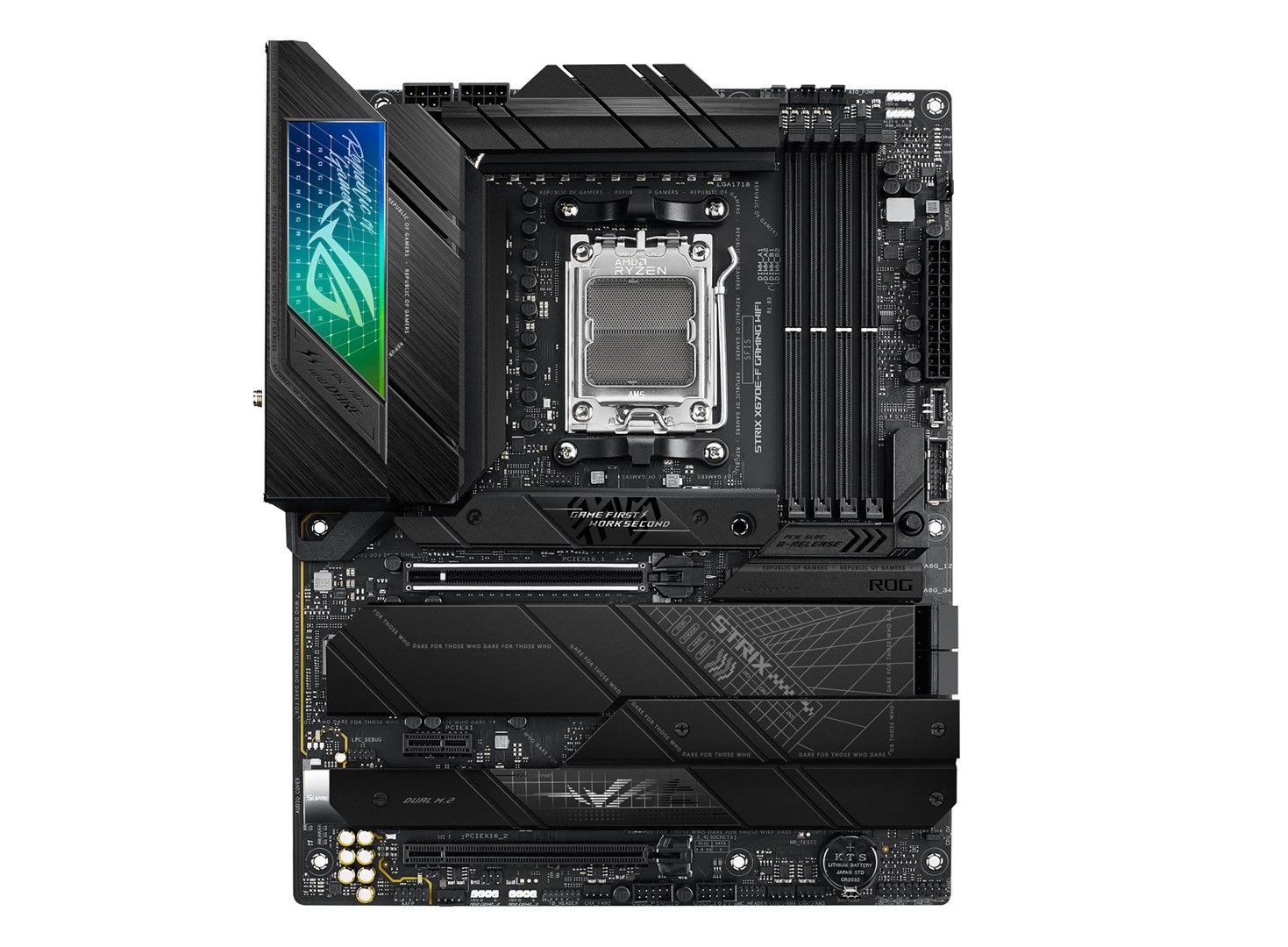 Pllakë amë ASUS ROG STRIX X670E-F Gaming WiFi AMD X670 Socket AM5 ATX