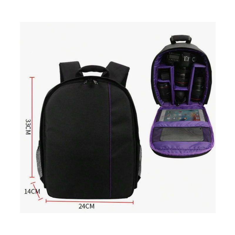 Camera Backpack with Customizable Interior