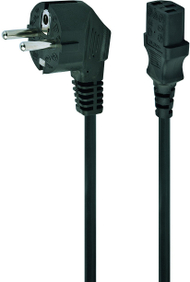Kabllo rryme Gembird Power Cable C13, 1m, prizë Schuko, e zezë