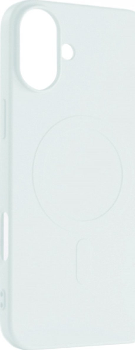 Kuti mbrojtëse Hurtel Liquid Silicone MagSafe për iPhone 16 Pro Max, silikon i lëngshëm, kompatibile me MagSafe, e bardhë