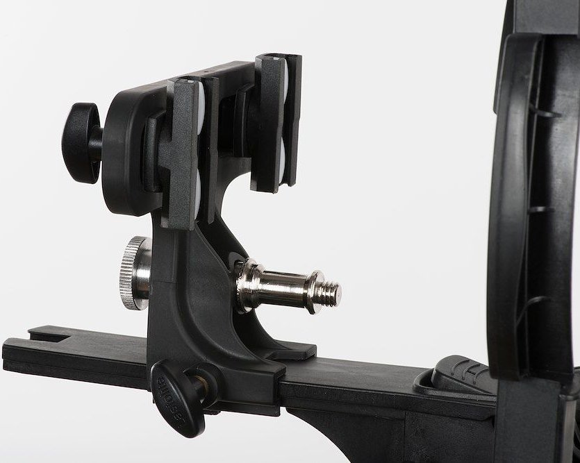 Mbajtës blici Manfrotto Ezybox Pro Speedlight Bracket, për 2 blicë, me mbajtës çadre