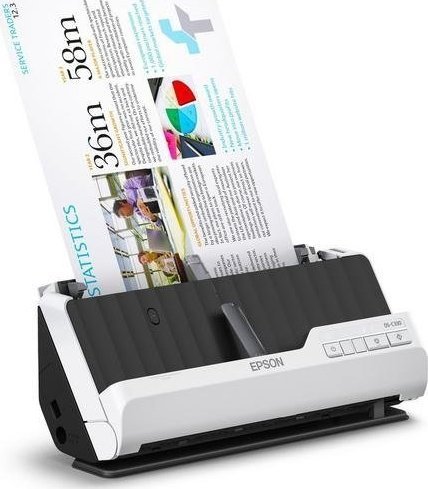 Skaner dokumentesh Epson DS C330, A4, 600 x 600 DPI, bardh e zi
