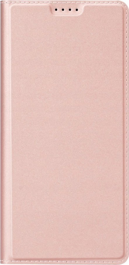 Kllëf telefoni Dux Ducis Skin Pro për Xiaomi Poco M6 Pro, flip wallet stand, rozë