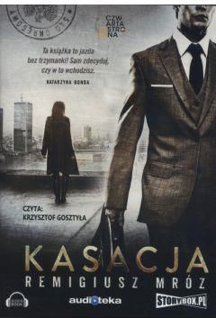Audiolibër CD Kasacja Remigiusz Mróz, roman, polonisht