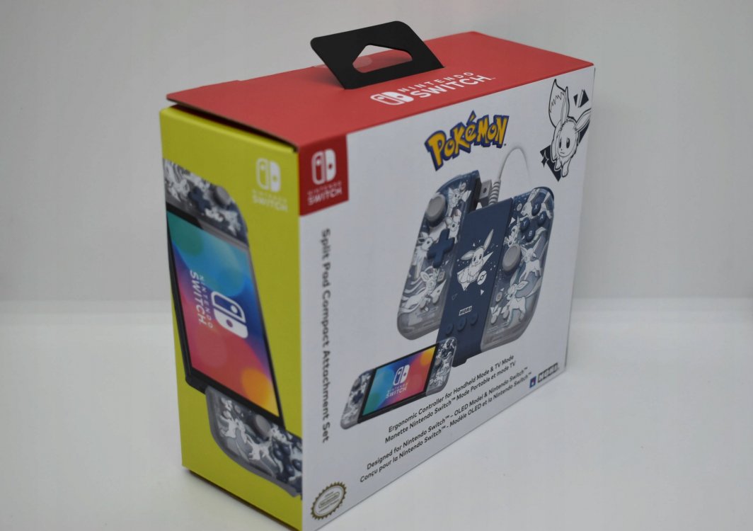 Kontroller Nintendo Split Pro Attach Set, me kabllo, i kaltër