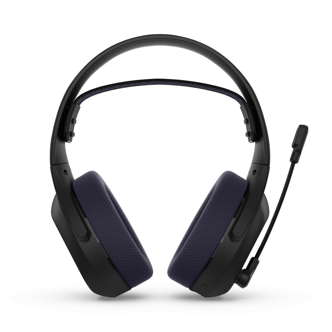 Headset gaming Lenovo Legion H410, wireless, me Bluetooth, i zi vjollcë