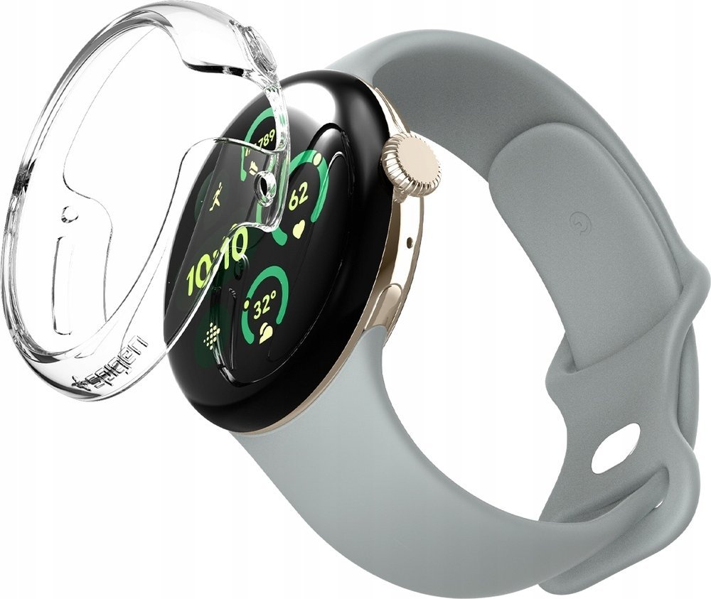 Mbulesë Spigen Thin Fit Crystal Clear, për Google Pixel Watch, transparente