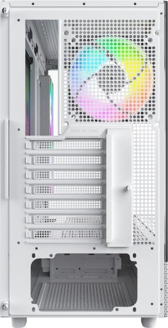 Kuti PC Montech XR, mid tower, 3x ventilatorë ARGB, e bardhë