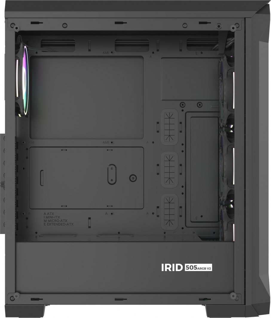 Kasë Genesis IRID 505 ARGB V2, Midi Tower