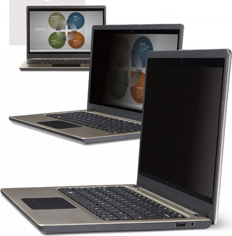 Filter privatësie 3M PF156W9B, për laptop 15.6" 16:9, pa kornizë, i zi