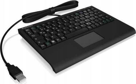 Tastierë KeySonic ACK-3410, USB, layout gjerman QWERTZ, e zezë