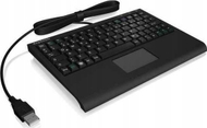 Tastierë KeySonic ACK-3410, USB, layout gjerman QWERTZ, e zezë