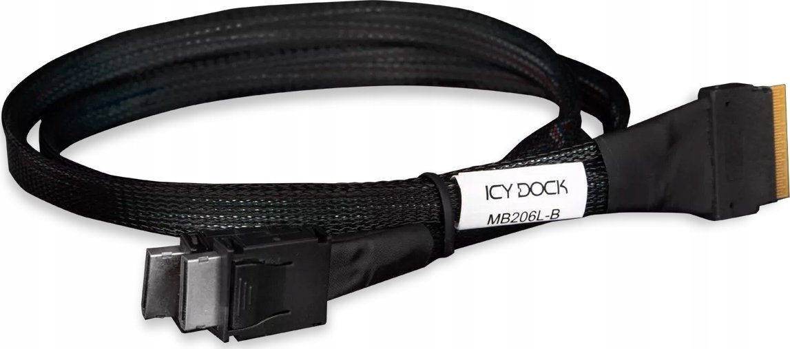 Mobile rack ICY DOCK ToughArmor, 2 x M.2 NVMe SSD, për slot të jashtëm 3.5", i zi