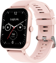 Ora inteligjente LogiLink Edge, ekran 1.83", Bluetooth 5.2, rozë