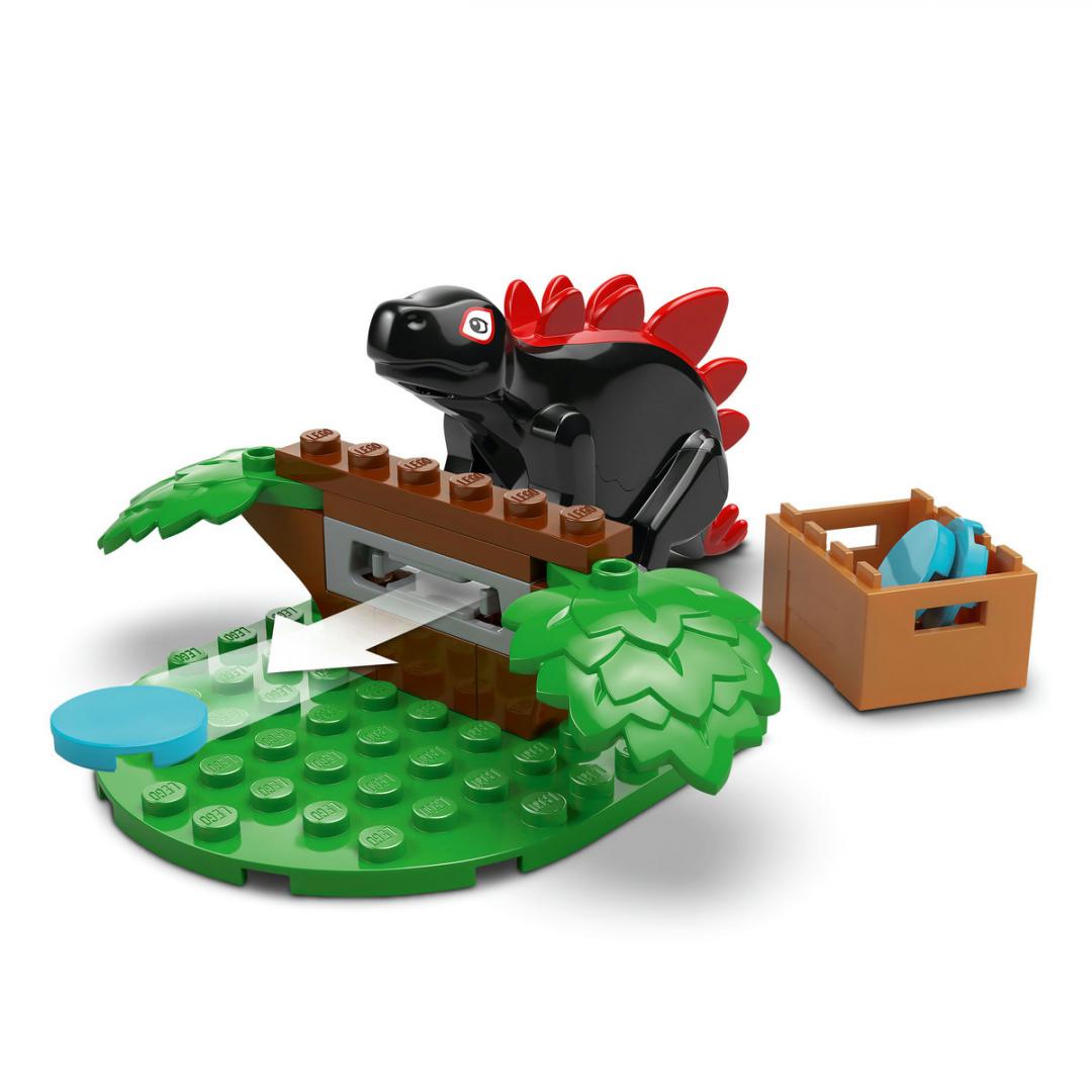 Set lodër LEGO Spidey and Gobby Raptor Battle, shtëpi në pemë, dinosaurë, shumëngjyrësh