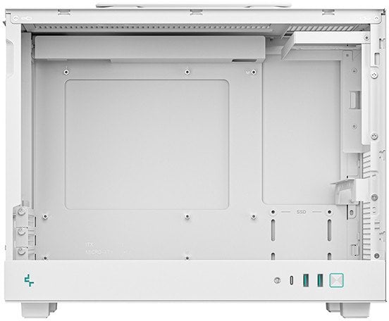 Kuti PC DeepCool CH160 Plus WH, SFF, Mini ITX Micro ATX, e bardhë