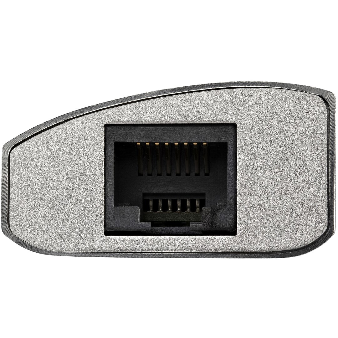 USB Hub StarTech.com ST3300G3UA, 3 porte + GbE, alumini, i argjendtë