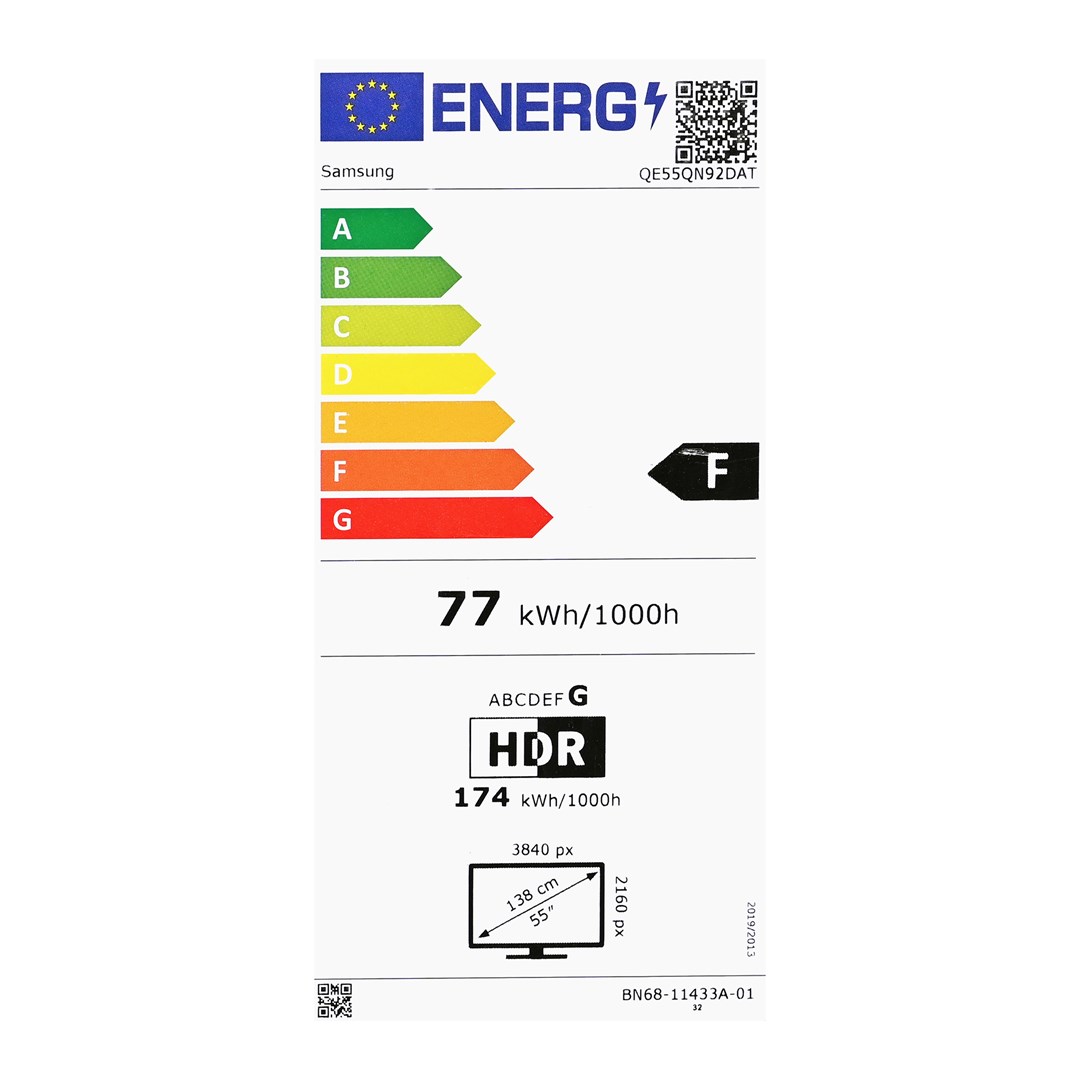 Televizor Samsung QE55QN92D Neo QLED, 55", 4K 120Hz, i zi