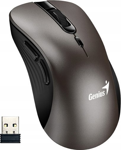 Maus Genius Ergo 8100S Titanium, i hirtë
